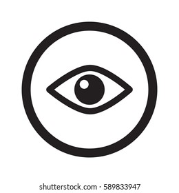 Similar Images, Stock Photos & Vectors of Flat Eye icon with long