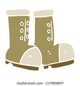 Black White Cartoon Work Boots Stock Vector (Royalty Free) 1170555400 ...