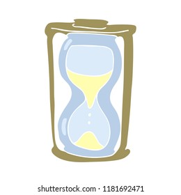 Hourglass Collection Hourglass Timer Sand Countdown Stock Vector ...