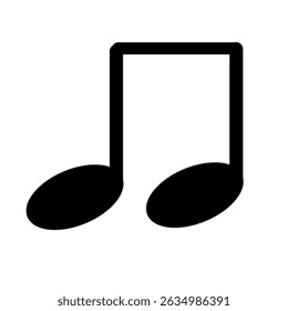 Flat design illustration of block notes or music notation.