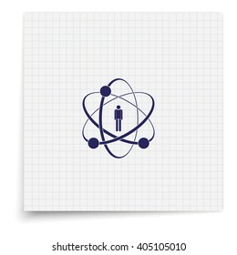 Flat design illustration concept for human skills.