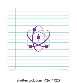 Flat design illustration concept for human skills.
