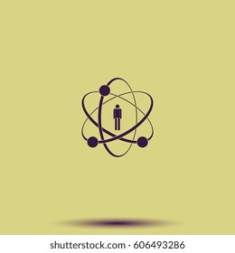 Flat design illustration concept for human skills.