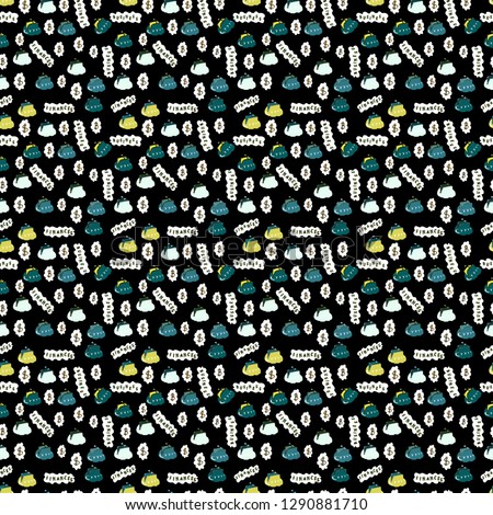 Flat elements on black, white and blue background. Money icons, Money icons image. Money icons illustration.