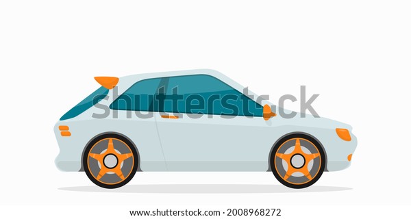  flat
illustration of small city car
icon