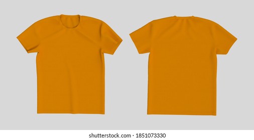 Tshirt Template Setfront Back On White Stock Photo (Edit Now) 231821035