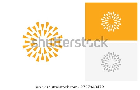 Flat Simple Cogwheel Gear Settings Configuration Graphic Element Illustration