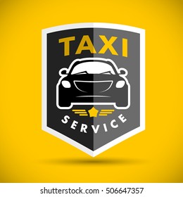 Taxi Service Concept Simple Vector Illustration Stock Vector (Royalty ...