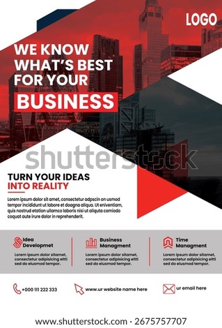 Flayer template modern design with A4.Creative Business Flayer Layout. Business flyer template design. Digital marketing new flyer. Resizable and editable flayer template modern.
