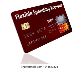 Flexible Spending Account Debit Card Isolated 库存插图 544623352 | Shutterstock