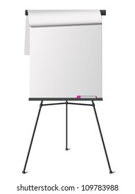 Flip Chart Holder In A Business Meeting