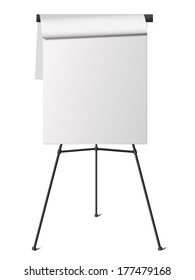 Flip Chart Isolated On White