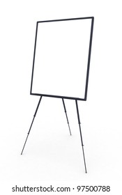 Flip Chart On White Background