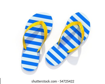 Flip Flops Isolated