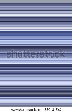 Flippable abstract of many thin, straight, parallel horizontal stripes, mostly shades of blue, for decoration and background with motifs of variation, regularity, repetition