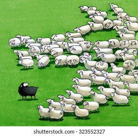 92,933 Black sheep Images, Stock Photos & Vectors | Shutterstock