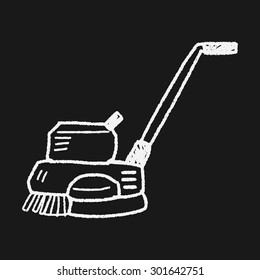 clip art of floor buffing