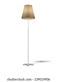 Floor Lamp Isolated On White