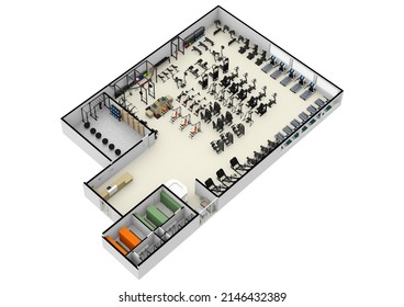 268 Architectural Gym Plan Images, Stock Photos & Vectors | Shutterstock