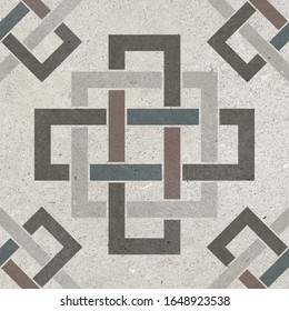 Floor Tiles Porcelain Ceramic Tile Geometric Stock Illustration ...