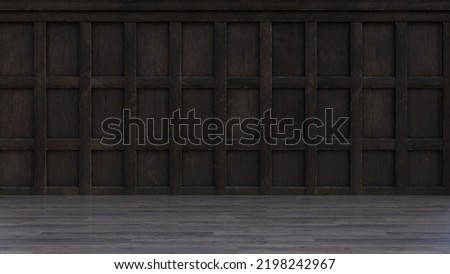 Floor and wall background. 3d Render.