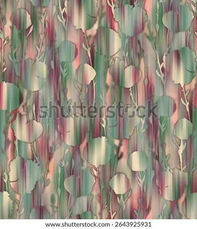 floral all over pattern with creative effect, hand drown art work style digital printing on fabric wallpaper background garment, saree, suit, duppata, dress, bed sheet, rug, wall sticker, men shirt.