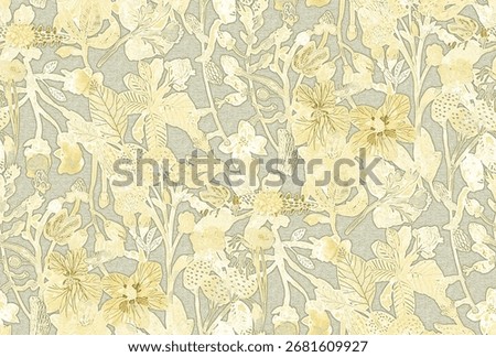 Floral all over pattern creative effect new style art digital printing on fabric wallpaper background under garment saree suit duppata dress bed sheet rug wall sticker cover men shirt sstkbackgrounds.