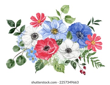 Floral bouquet  watercolor