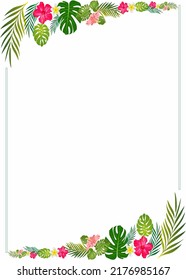 Floral Corner Border Page Border Flower Stock Illustration 2176985167 ...