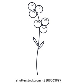 Floral Decal, Flower Or Branch