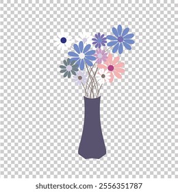 The floral design is made to function as an accent to a design with a simple floral theme - Powered by Shutterstock