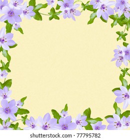 Floral greeting card with place for your text