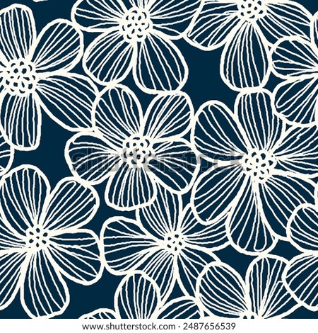 floral, leaf, seamless repeat pattern design