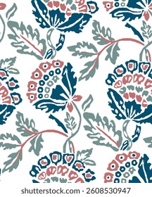 Floral pattern with multicolor Matching 