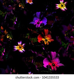 Floral repeat pattern