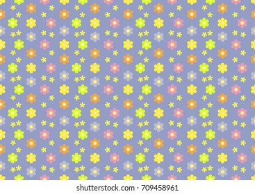 Floral seamless pattern. Fine texture with flowers.  Illustration. 