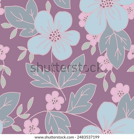 floral seamless repeat pattern design