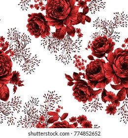 Flower Art Design Leaves Flowers Art Stock Illustration 774852652 ...