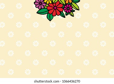 FLOWER  BACKGROUND DESIGN