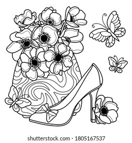 601 Butterfly high heel shoe Images, Stock Photos & Vectors | Shutterstock