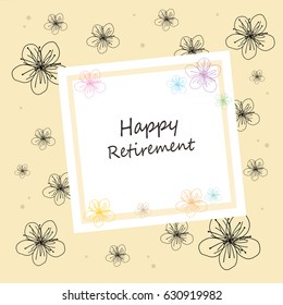 Happy Retirement Flowers Images, Stock Photos & Vectors | Shutterstock