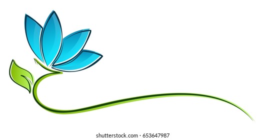 Flower Logo. 