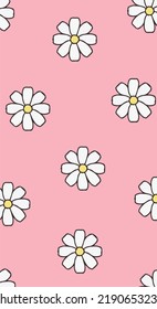 Flower Pattern Jpg, White Flower, Flower Pink Background