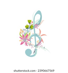 flower vector design white background 
