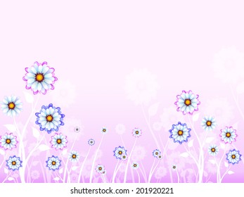 Flowers Background Meaning Spring Bloom And Nature 