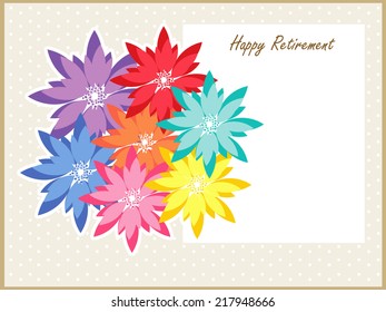 Flowers - Happy Retirement  - Powered by Shutterstock