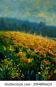 Flowers Paintings Monet Painting Claude Impressionism Paint Landscape Flower Meadow Oil