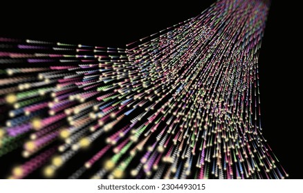 Flowing Digital Data: A Background Illustrating Big Data Technology, 5G Wireless information transferring, High-Speed Light Transmission on the Cyberspace