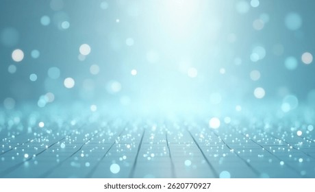 Flowing Light Patterns on a Dark Tech Background