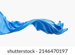 Flowing wave cloth, 3d rendering. Computer digital drawing.